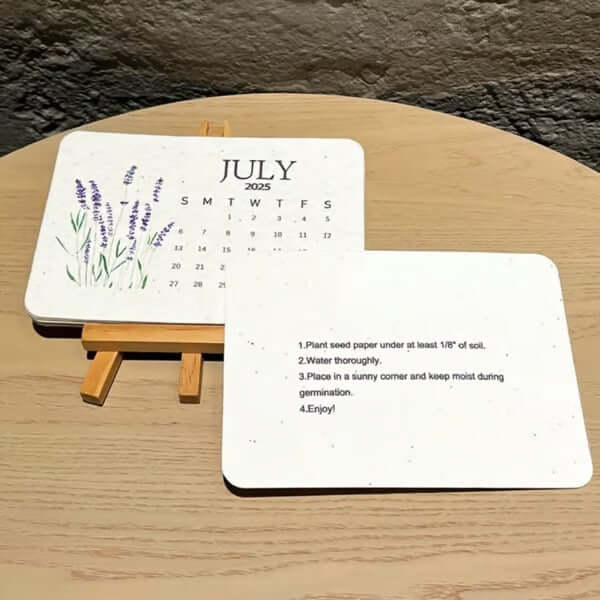 ✨Oferta Especial 40% OFF - 🌱Calendario Ecológico Plantable con Semillas 2025