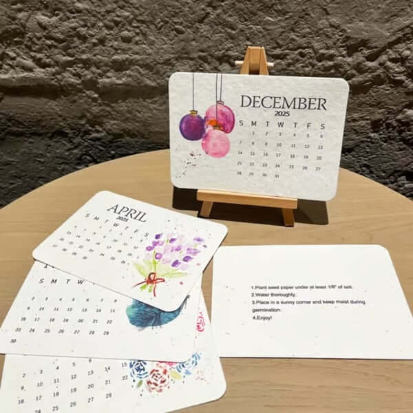 ✨Oferta Especial 40% OFF - 🌱Calendario Ecológico Plantable con Semillas 2025