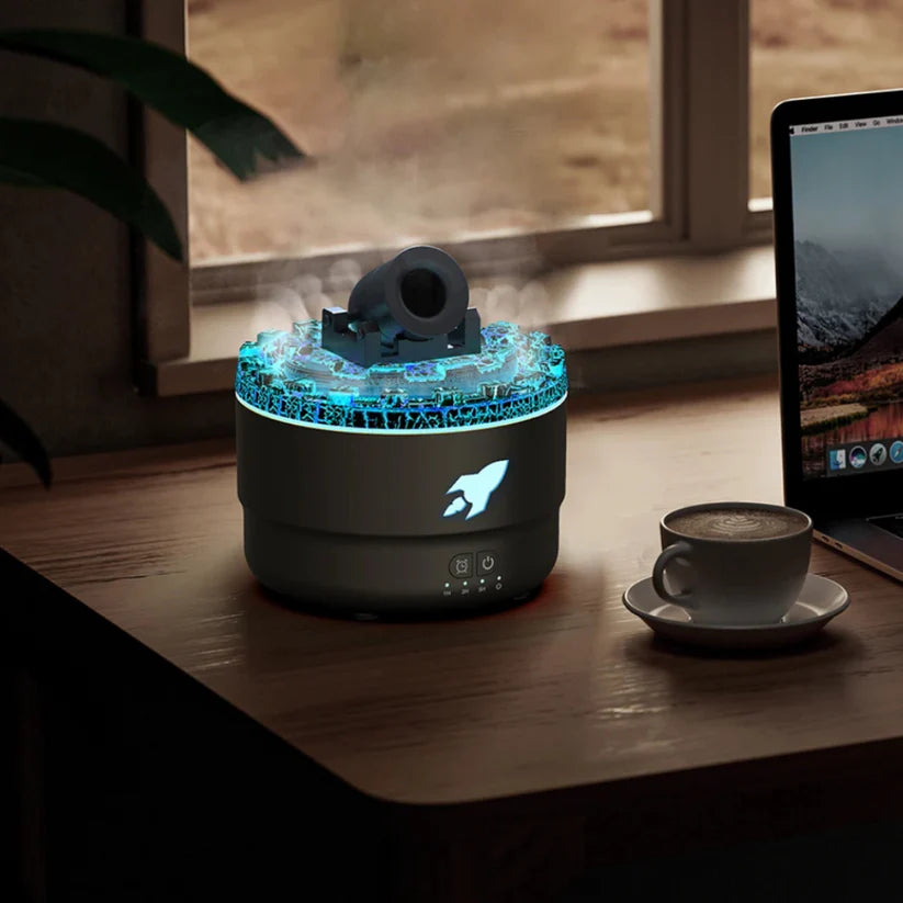 Humidificador Aromático con Explosión de Cañón