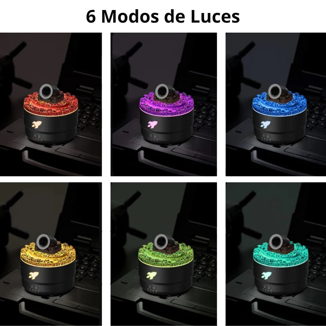 Humidificador Aromático con Explosión de Cañón