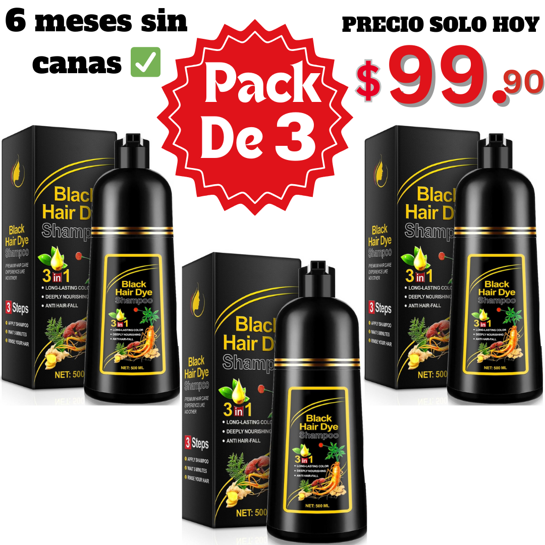 🎉Oferta Especial✨ Pack de 3 champús