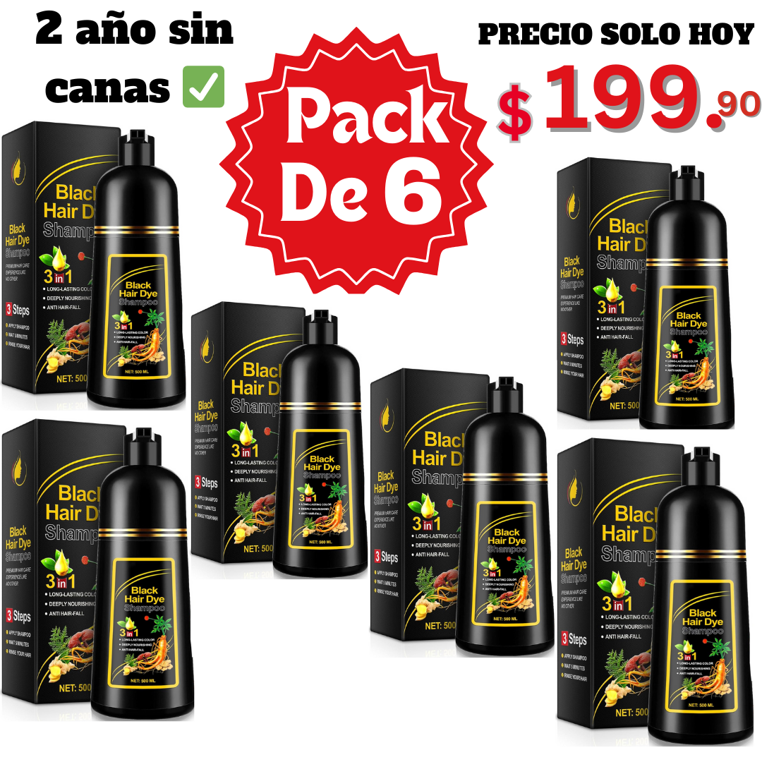 🎉Oferta Especial✨ Pack de 6 champús