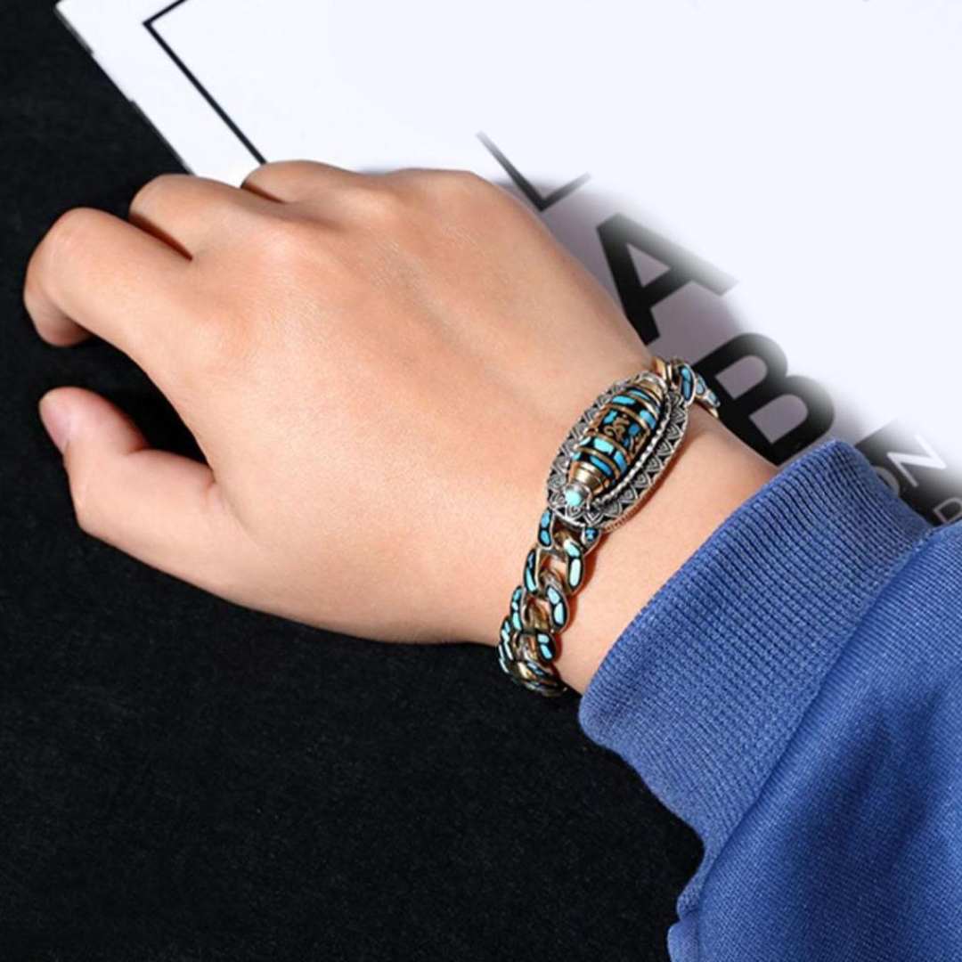 Brazalete DZI del Tibet + Amuleto Sagrado