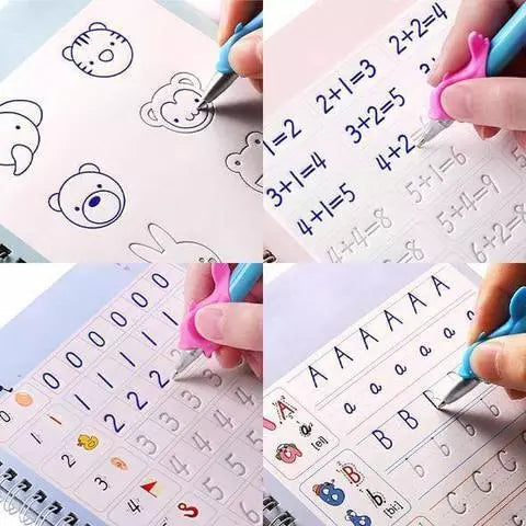 Cuaderno Mágico (Set de 4 Cuadernos + Lapicero Mágico + 10 Tintas Cambiables)