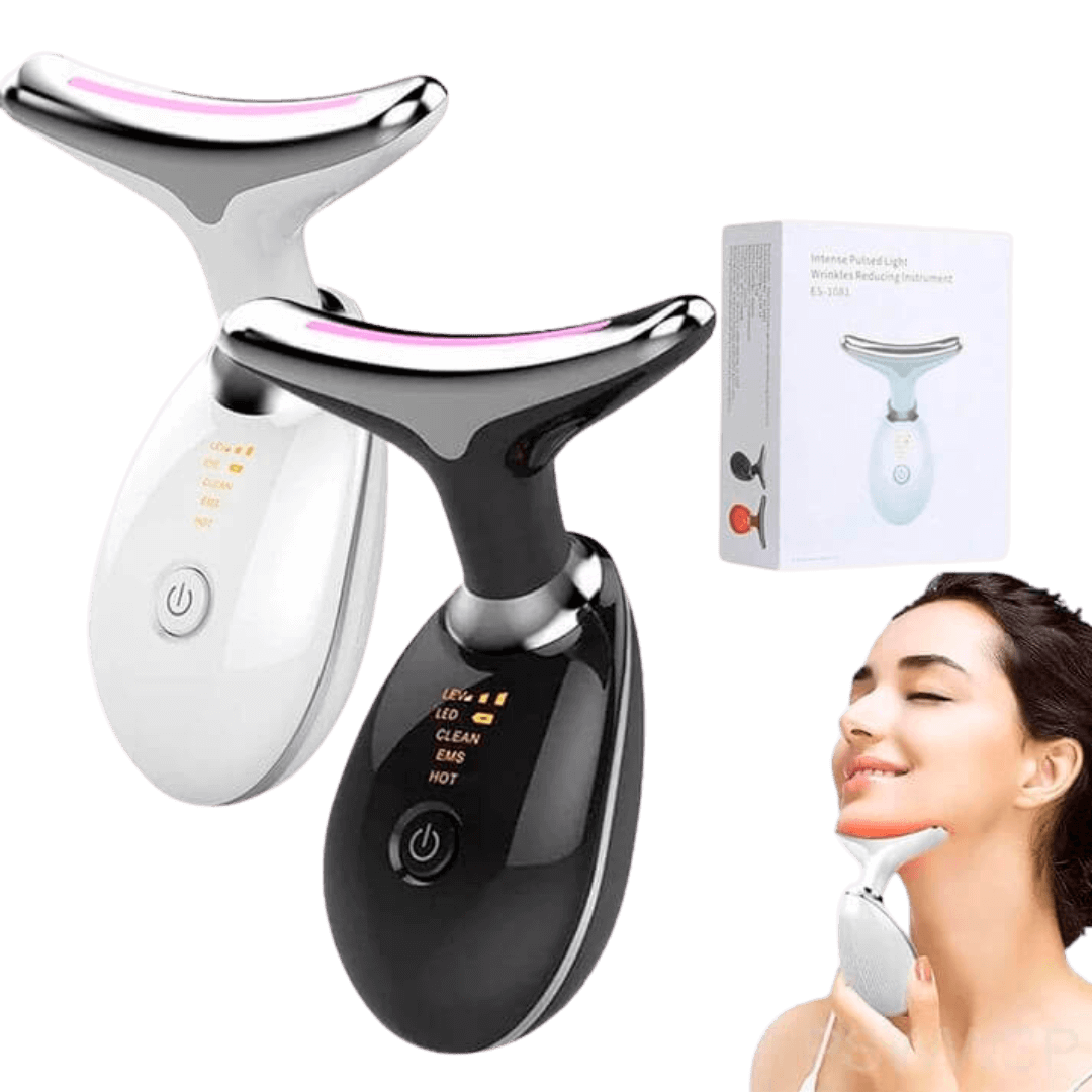 Masajeador Facial Antiarrugas con Tecnología de Vibración Tonificador