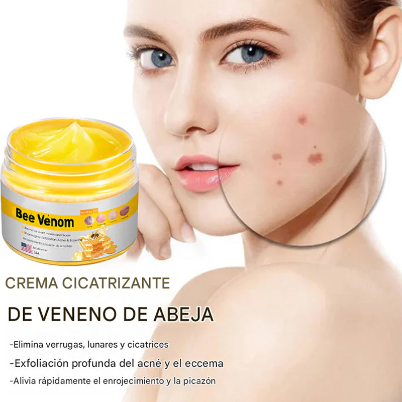 Crema para la piel con veneno de abeja