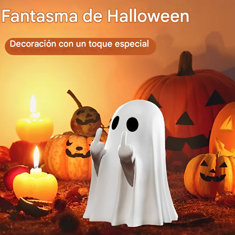 Decoración de fantasmas de Halloween con un toque diferente 🖕💀