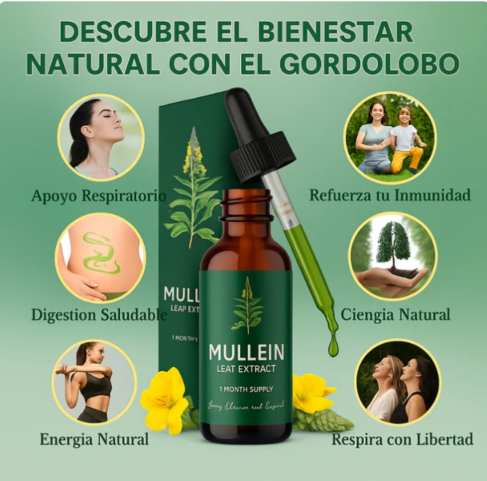 MULLEIN™ Limpia tus Pulmones y Respira con Libertad Todos los Días