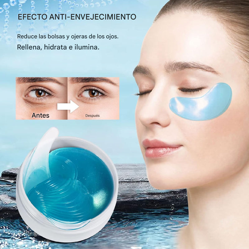 Parches de hidrogel para reducir las ojeras