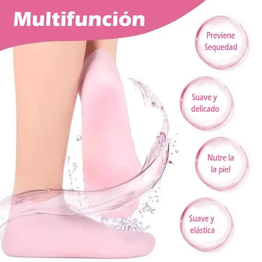 🌸Calcetines Hidratantes de Silicona para Talones Secos y Agrietados 🌸🦶