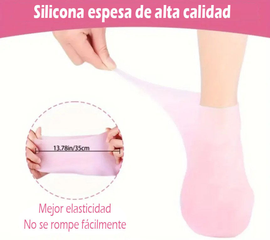 🌸Calcetines Hidratantes de Silicona para Talones Secos y Agrietados 🌸🦶