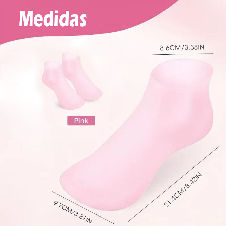 🌸Calcetines Hidratantes de Silicona para Talones Secos y Agrietados 🌸🦶