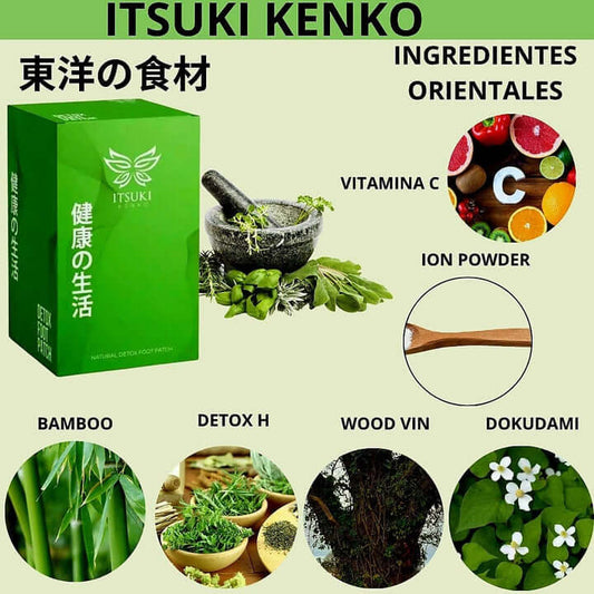 Parches Detox-ITSUKI KENKO ( Desintoxicacion 100% Natural )