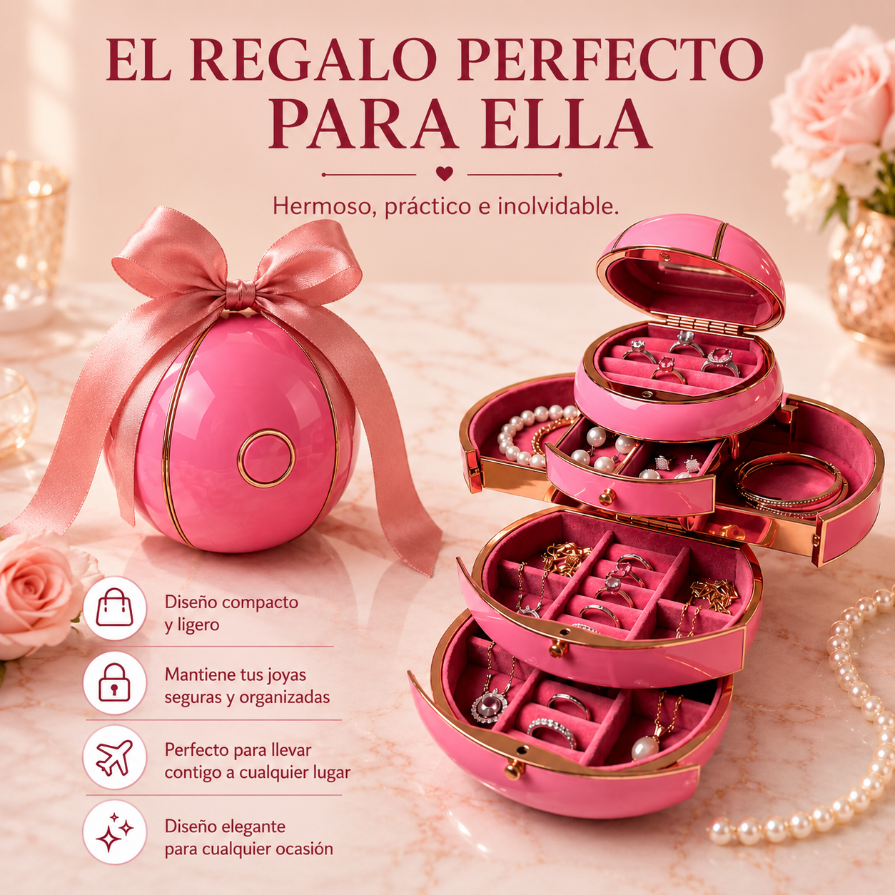 Orbella™ Esfera Mágica Organizadora de Joyas