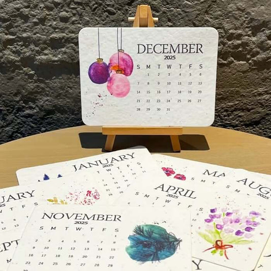 ✨Oferta Especial 40% OFF - 🌱Calendario Ecológico Plantable con Semillas 2025