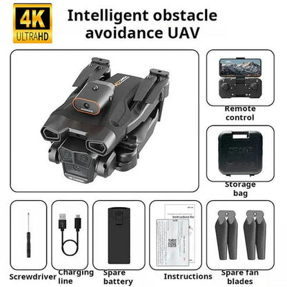 ✈️ Tu Drone Profesional – Triple Cámara 4K, Vuelo Inteligente y Hasta 43 Minutos de Diversión Aérea