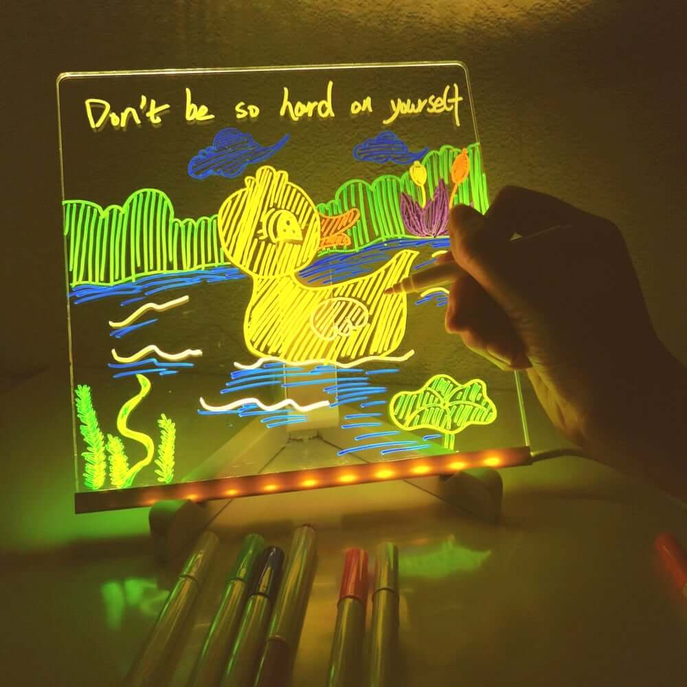 Pizarra LED de Dibujo Mágico - Regalo Perfecto para Navidad 🎄