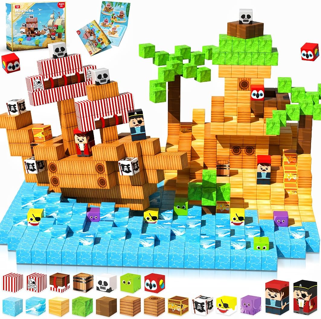 Juego de construcción magnético mágico