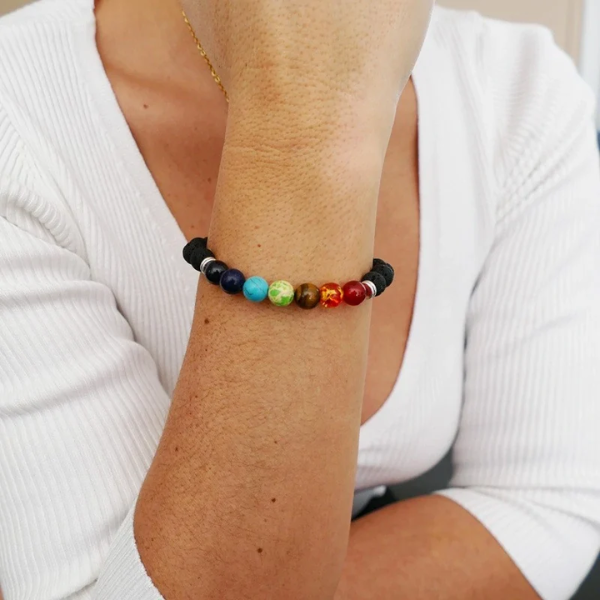Pulsera de 7 Chakras - Camino del Alma | Atrae Abundancia, Amor y Dinero