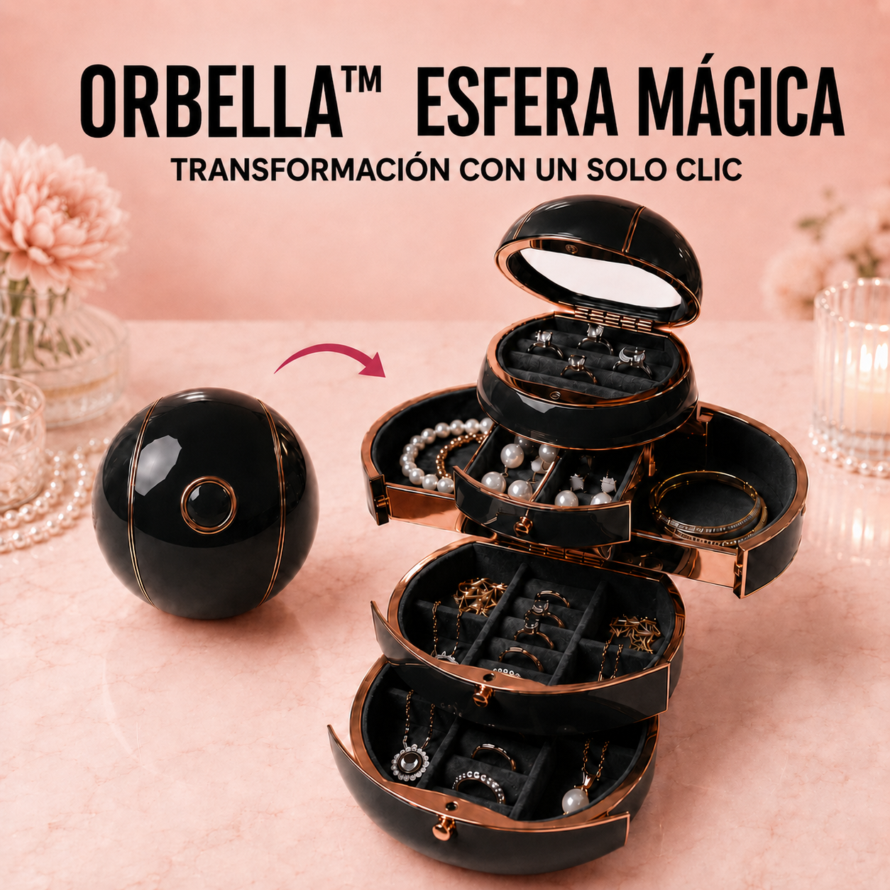 Orbella™ Esfera Mágica Organizadora de Joyas