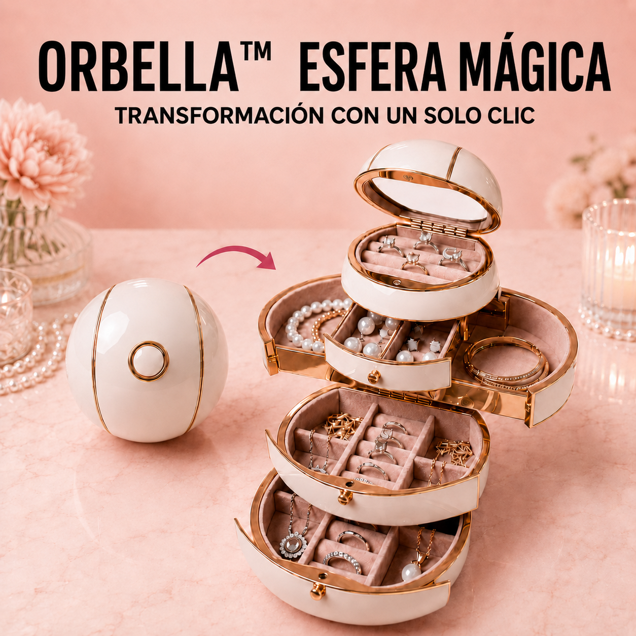 Orbella™ Esfera Mágica Organizadora de Joyas