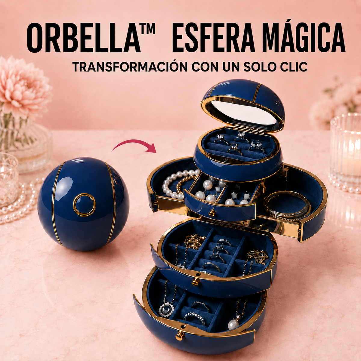 Orbella™ Esfera Mágica Organizadora de Joyas