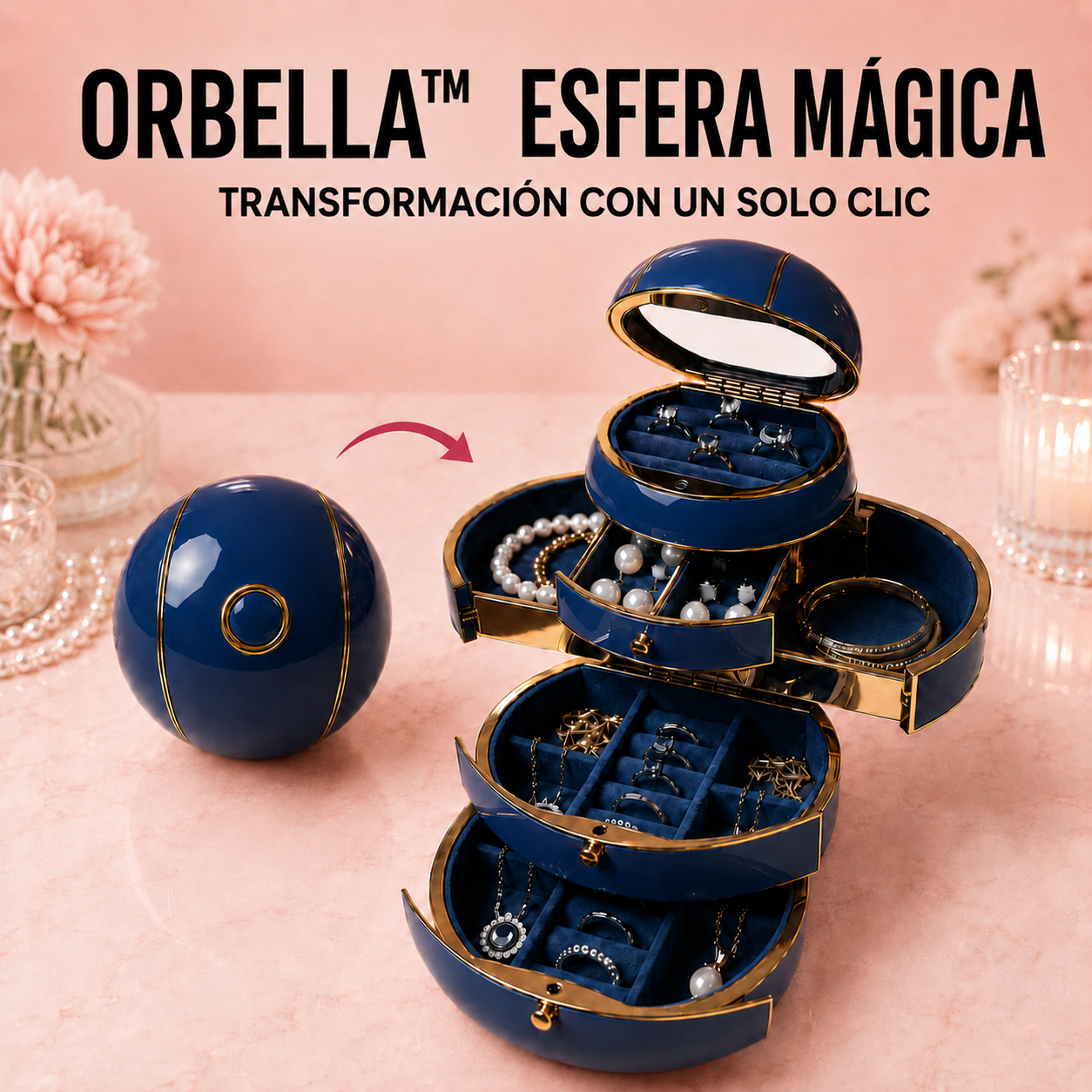 Orbella™ Esfera Mágica Organizadora de Joyas