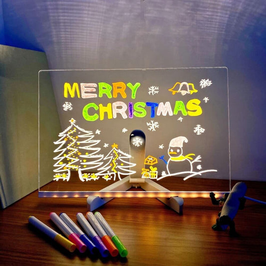 Pizarra LED de Dibujo Mágico - Regalo Perfecto para Navidad 🎄