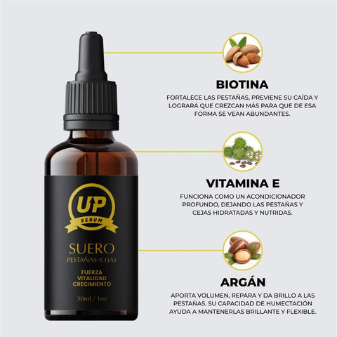 ✨ Serum Up – ¡Pestañas y Cejas de Impacto! 🌟 Más Largas y Definidas 💖