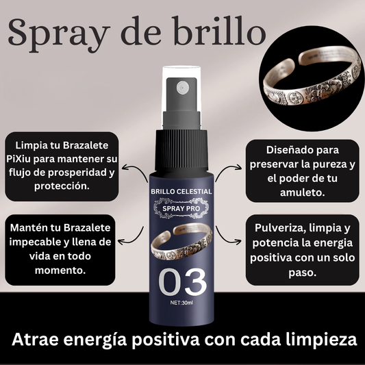 ¡Oferta Exclusiva! ✨ Spray Limpiador para Tu Brazalete PiXiu™ 🐉