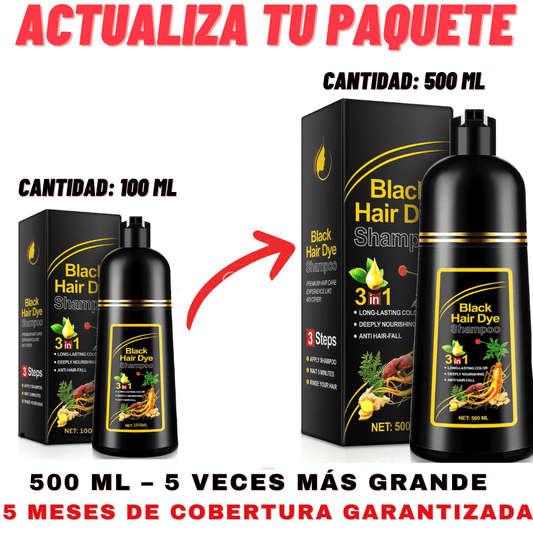 MEJORA TU PAQUETE DE 100 ML A 500 ML