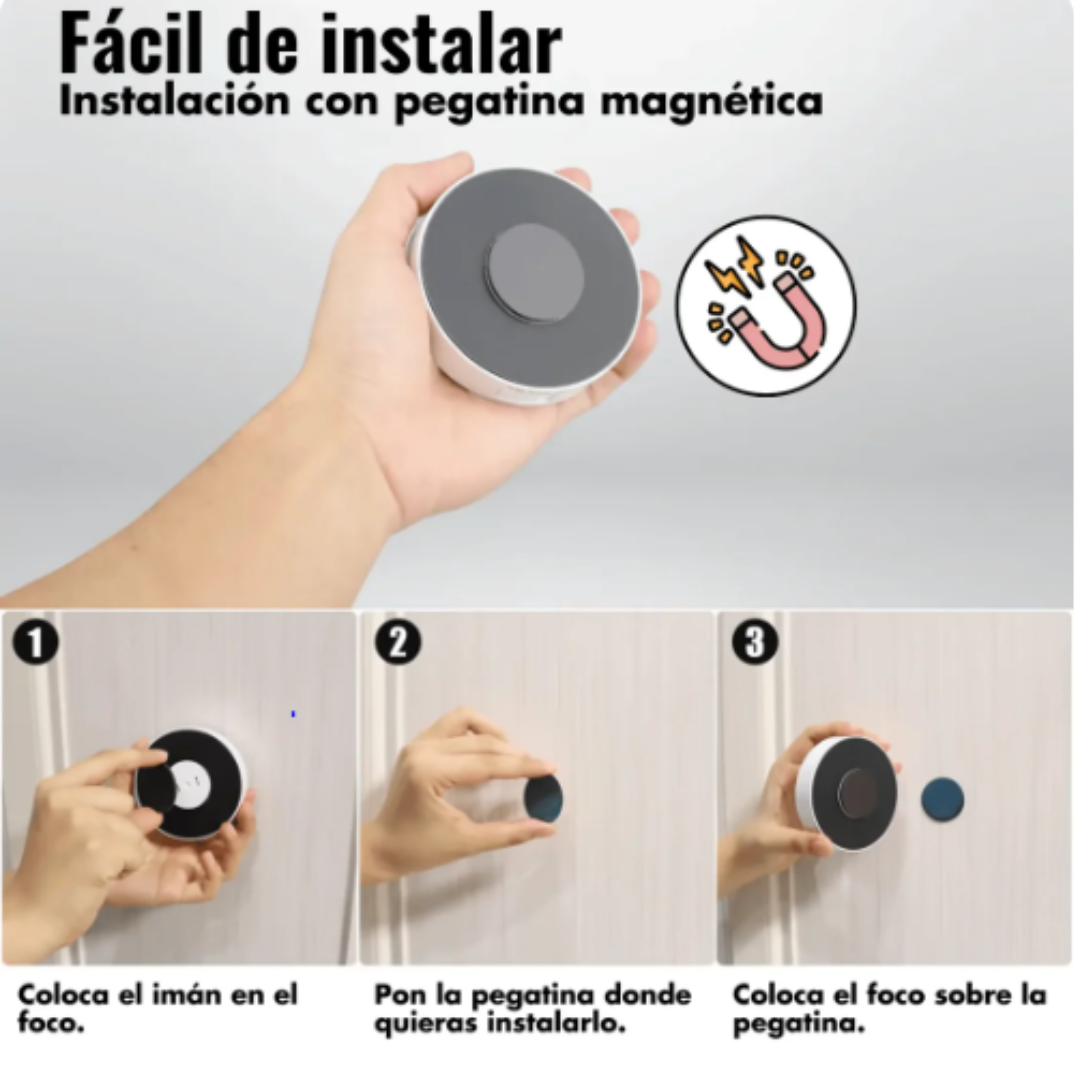 LightPro™  Foco LED recargable con sensor de movimiento