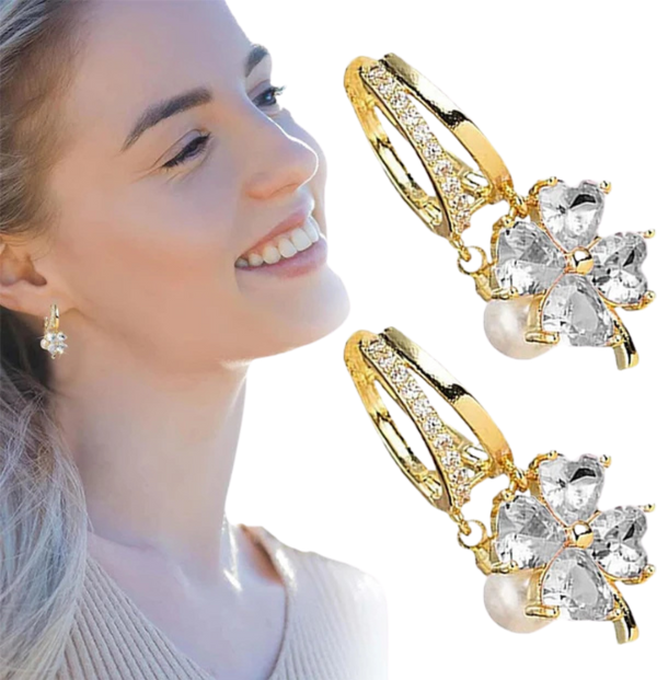 Aretes Mágnetico de germanio para mujeres y niñas