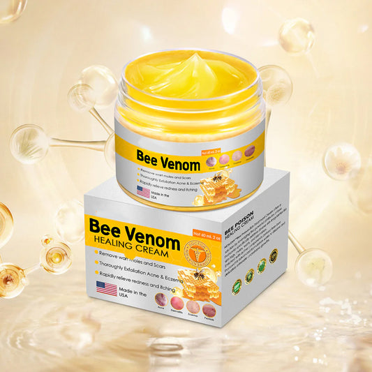Crema para la piel con veneno de abeja