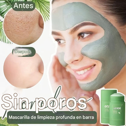 Mascarilla de té verde de limpieza profunda!