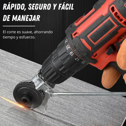DrillCut™ herramienta de corte rápido, planchas de aluminio metal y mas