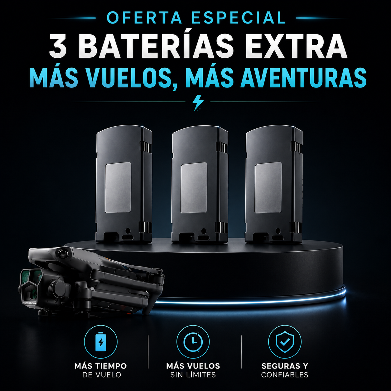 🔋 Batería Original para Dron Lanus®