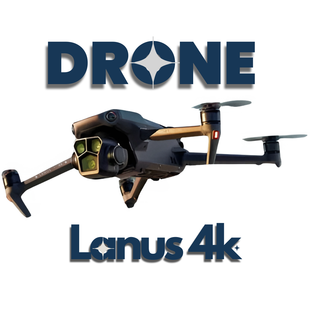 Drone Lanus® con Triple Camara 4K, Retorno Automatico y 43 Minutos de Vuelo