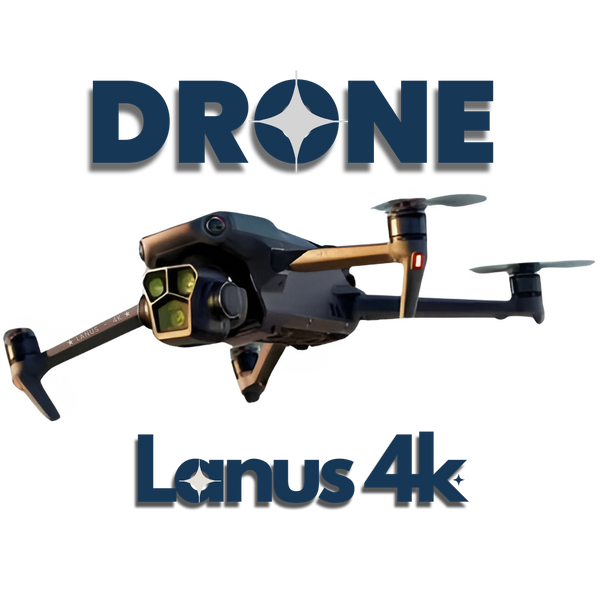 Drone Lanus® con Triple Camara 4K, Retorno Automatico y 43 Minutos de Vuelo