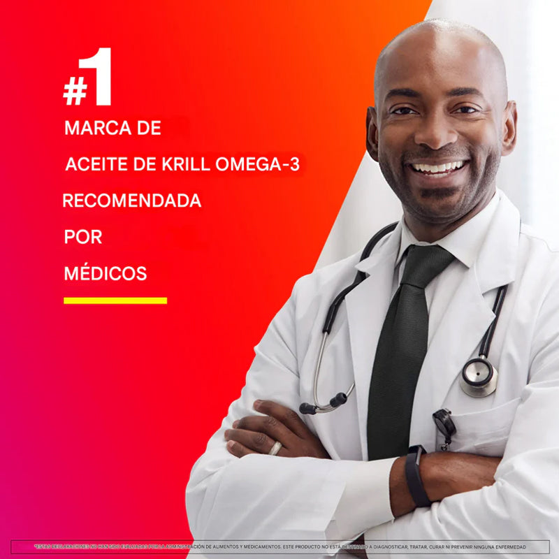 Omega 3s - Fish & Krill Oil - (60 cápsulas blandas)