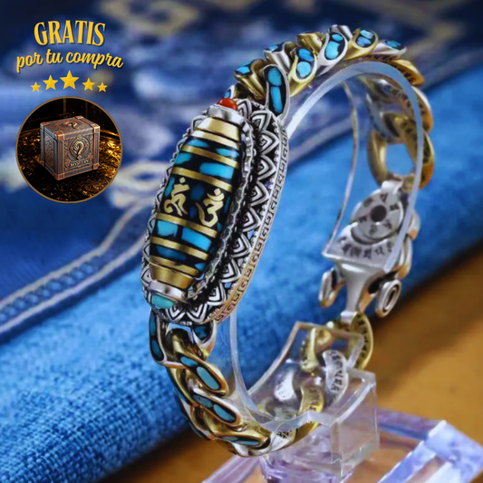 Brazalete DZI del Tibet + Amuleto Sagrado