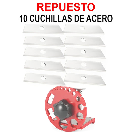 🎉Oferta Adicional✨ 10 Cuchillas de  acero de repuestos