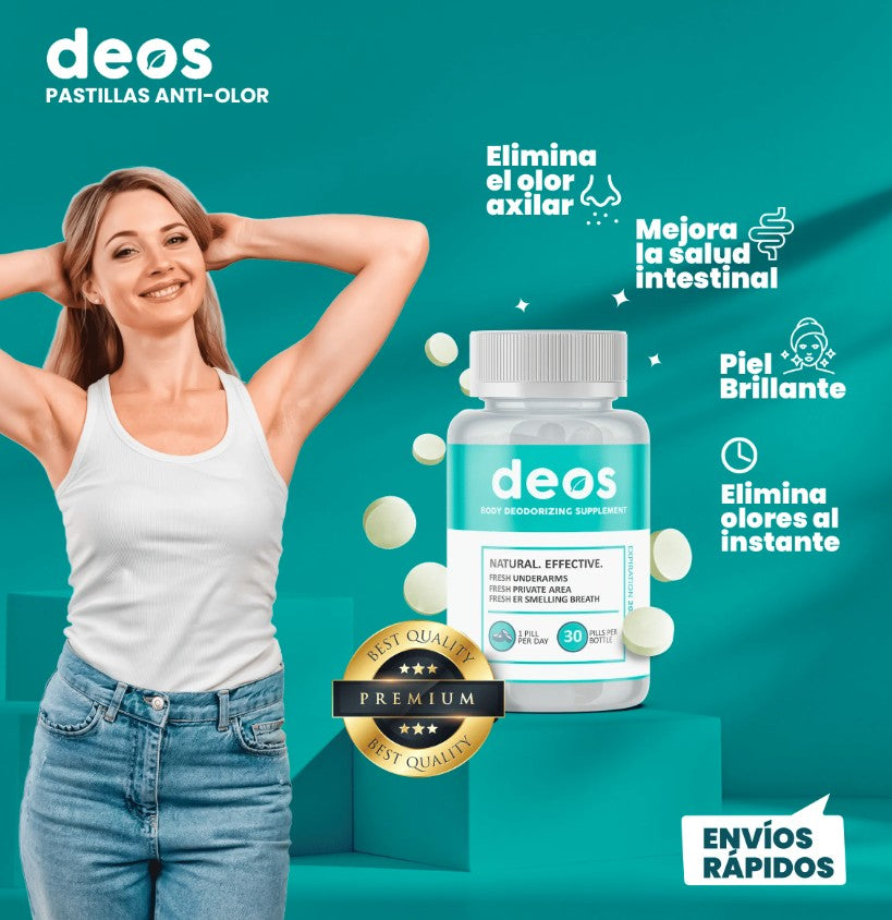 DEOS - Desodorante interno natural