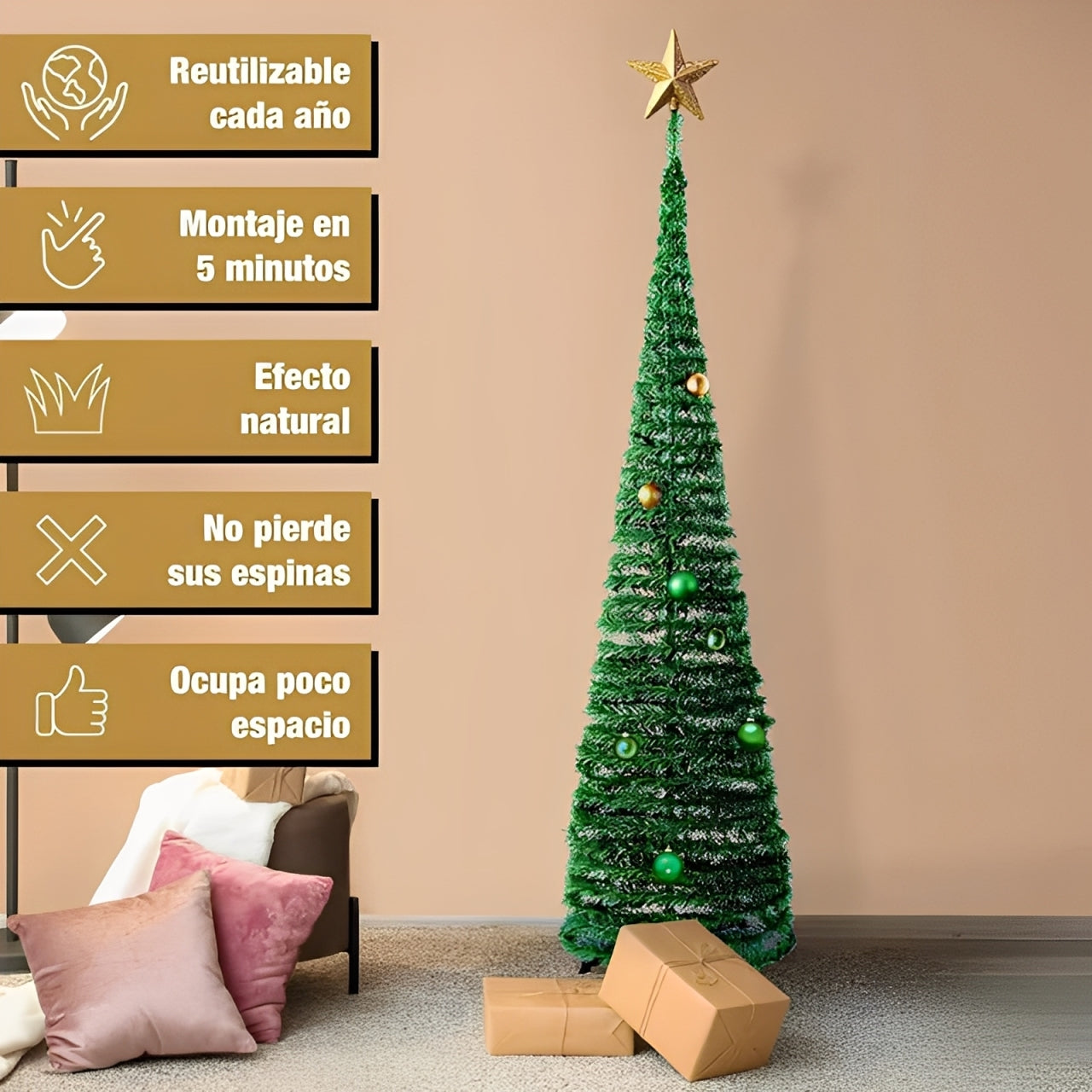 Árbol de Navidad Plegable