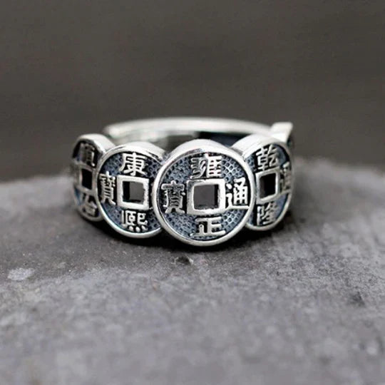 ANILLO DE LOS CINCO EMPERADORES (Unisex-Regulable)