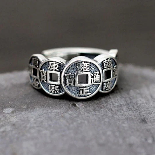 ANILLO DE LOS CINCO EMPERADORES (UNISEX-REGULABLE)