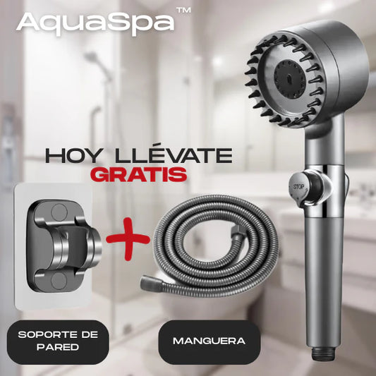 AquaSpa™ Poderoso cabezal de ducha con 3 modos de rociado
