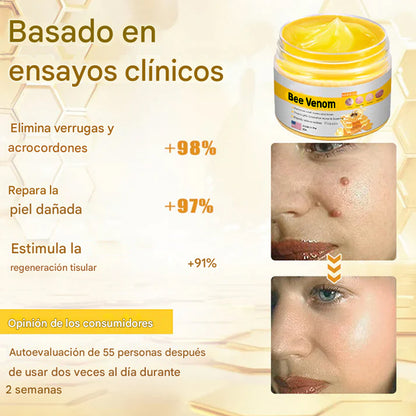 Crema para la piel con veneno de abeja