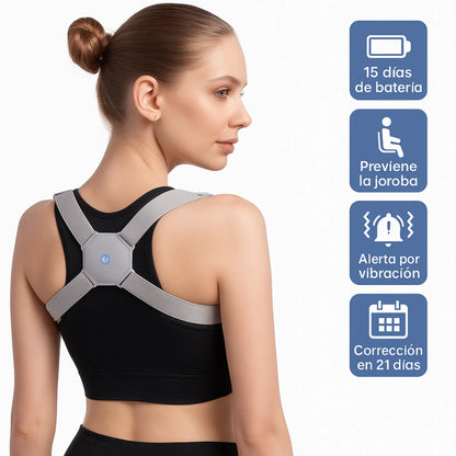 Corrector Postural Inteligente Faja Con Sensor Ajustable
