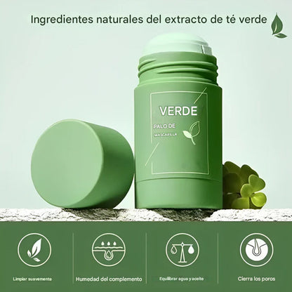 Mascarilla de té verde de limpieza profunda!